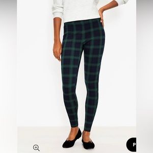 Ann Taylor LOFT Plaid Ponte Leggings. New with tag.